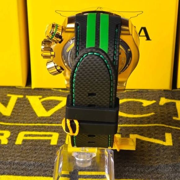 Invicta Pro Diver 48991 Gold Green Chronograph 52mm Men’s Watch - Picture 7 of 7